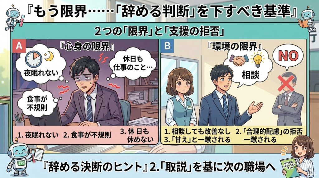 退職判断の基準図解